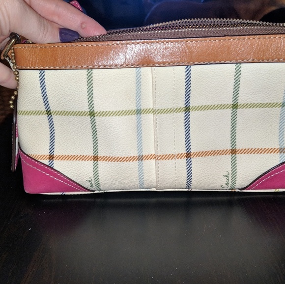 Plaid Coach Purse - Picture 2 of 3